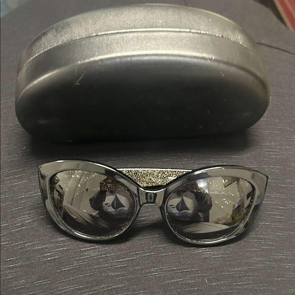 Kate Spade Black and Silver Sunglasses